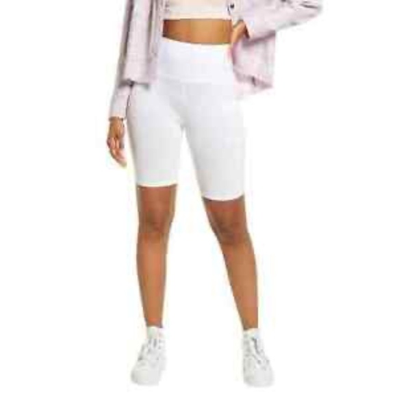 BP  White High Waist Women's Bike Short Size Small NWT - Picture 1 of 3